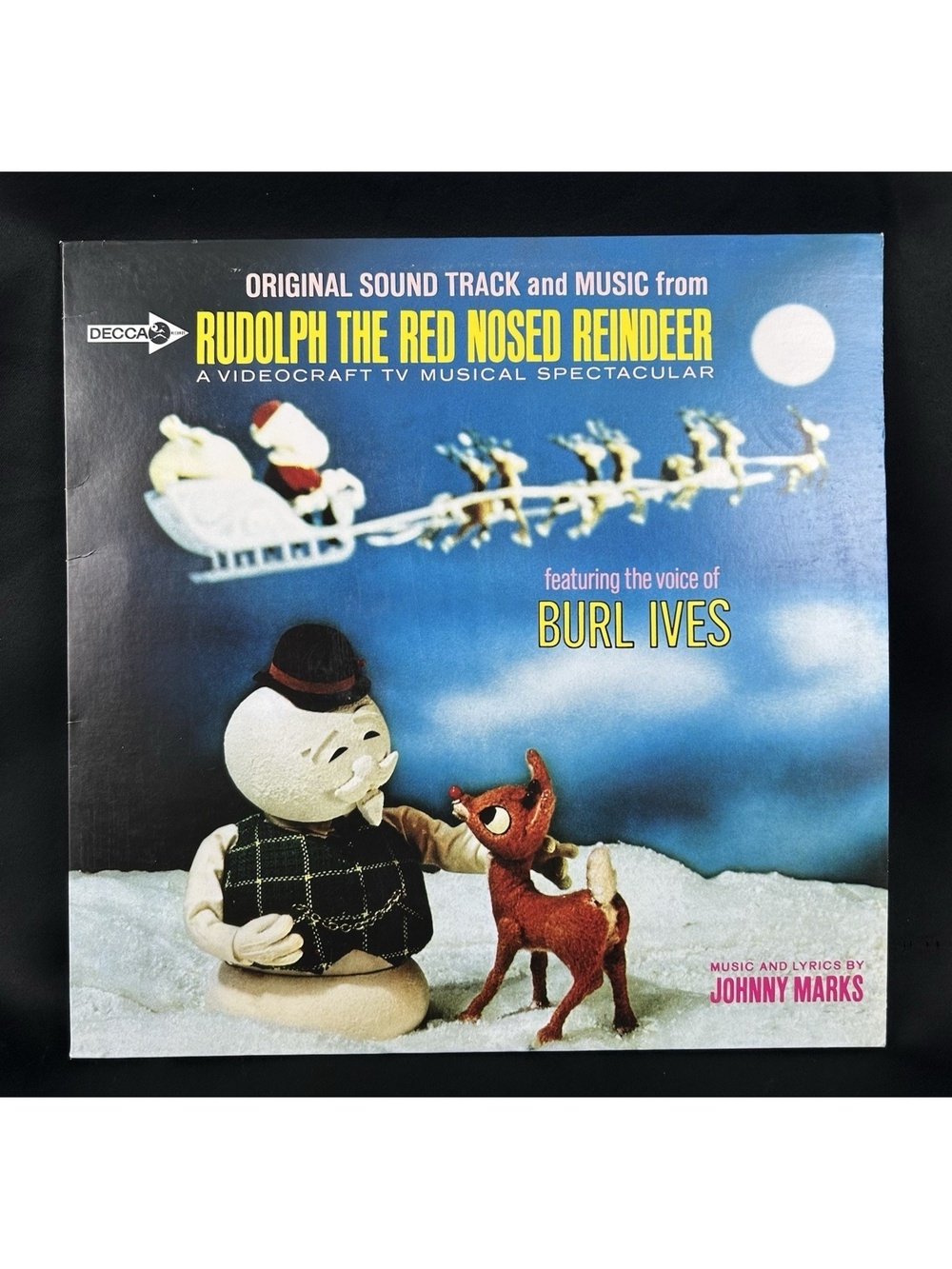 Rudolph the Red Nosed Reindeer Burl Ives Vinyl Record Original Soundtrack 2014